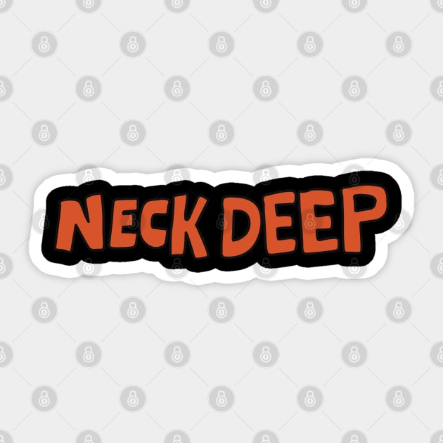 Neck Deep Sticker by Store Of Anime